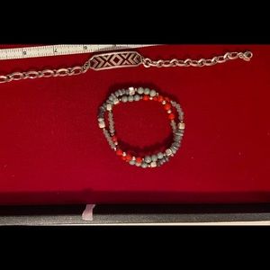 Premier Designs Anklet & Bracelet set